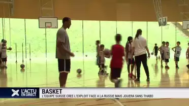 Exploit pour l&#039;équipe suisse de basket face à la Russie