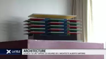 Alberto Sartoris exposé à la Villa &quot;Le Lac&quot; à Corseaux