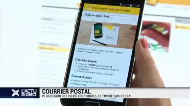 La Poste lance le timbre SMS