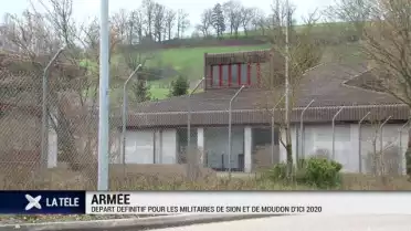 L&#039;armée quitte la place d&#039;armes de Moudon