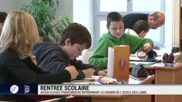 45&#039;600 élèves fribourgeois reprennent le chemin de l&#039;école