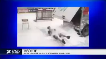 Julien Sprunger participe au Als Ice Bucket !