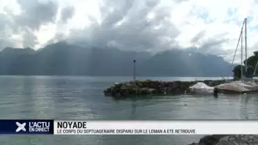 Le corps du navigateur disparu sur le Léman a été retrouvé