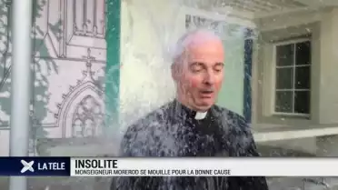 L&#039;évêque se mouille pour la bonne cause
