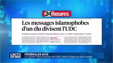 L&#039;UDC fribourgeoise assume la ligne dure