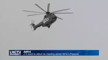 Les pilotes de Super-Puma à Air 14 sont prêts à décoller