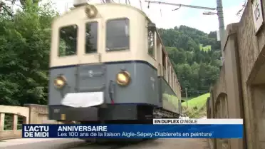 Une fresque géante pour les 100 ans de la ligne de train ASD