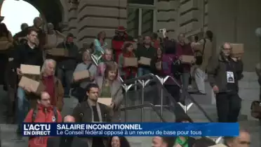 Le Conseil fédéral opposé à un salaire de base pour tous