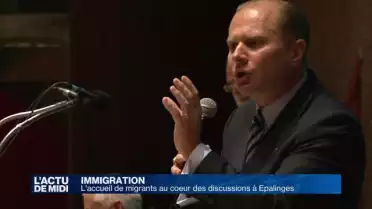 L&#039;accueil des migrants au coeur des discussions à Epalinges