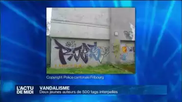 Les auteurs de plus de 500 tags à Fribourg ont été arrêtés