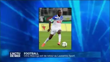 Chris Malonga est de retour au Lausanne-Sport