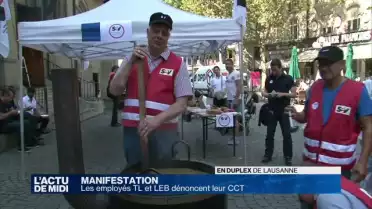 Les employés TL et LEB dénoncent leur CCT
