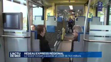 Reseau ferroviaire régional : un crédit de 14,5 mios accordé