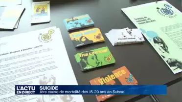 Le suicide: 1ère cause de mortalité des 15-29 ans en Suisse