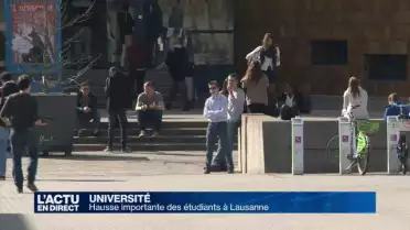 Forte augmentation des étudiants à l'UNIL