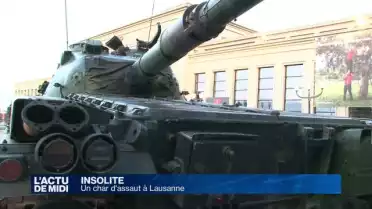 Un char d&#039;assaut à Beaulieu