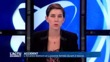 L&#039;A9 fermée durant 2 heures entre Belmont et Lausanne