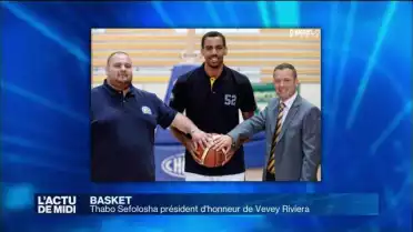 Thabo Sefolosha président d'honneur de Vevey Riviera