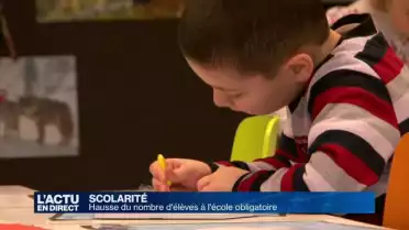 Hausse du nombre d&#039;élèves à l&#039;école obligatoire
