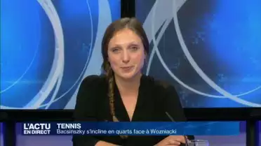 Bacsinszky s&#039;incline en quarts face à Wozniacki