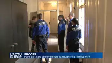 Peine de 12 ans confirmée pour le meurtrier de Neirivue (FR)
