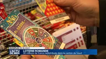 36 millions de francs redistribués dans le canton de Vaud