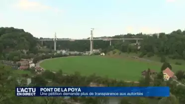 Pont de la Poya: plus de transparence demandée aux autorités