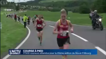 Morat-Fribourg: 11&#039;500 coureurs attendus à la 81ème édition