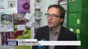 Stéphane Balet candidat à la syndicature d&#039;Yverdon-les-Bains