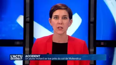 Un jeune motard se tue près du col de Mollendruz