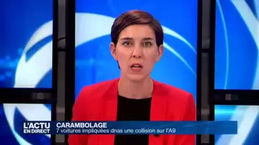 7 voitures impliquées dans une collision sur l&#039;A9