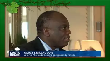 Jérome Aké-Béda désigné sommelier de l’année