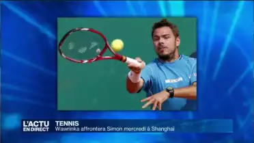 Wawrinka affrontera Simon mercredi à Shanghaï