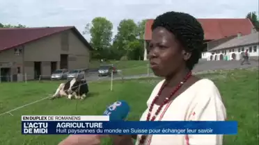 Huit paysannes du monde en Suisse pour échanger leur savoir
