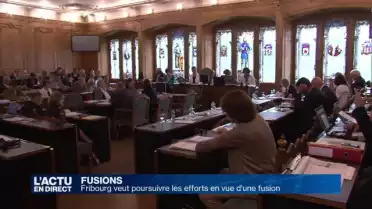 Fribourg veut poursuivre les efforts en vue d&#039;une fusion