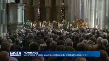 Crash d&#039;hélicoptère: les discours d&#039;hommage aux victimes