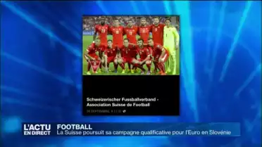 La Suisse poursuit sa campagne pour l'Euro en Slovénie