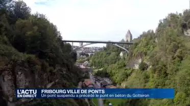 Le Pont du Gottéron enjambe le Colorado de la Ville!