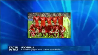 La Suisse gagne enfin contre Saint-Marin