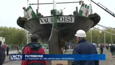 La Vaudoise en cale sèche pour rénovations