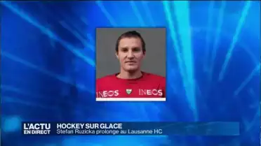 Stefan Ruzicka prolongé au Lausanne HC