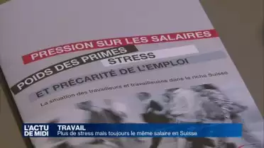 Plus de stress mais toujours le même salaire en Suisse