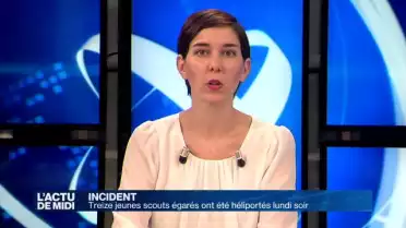 Treize jeunes scouts égarés ont été héliportés lundi soir