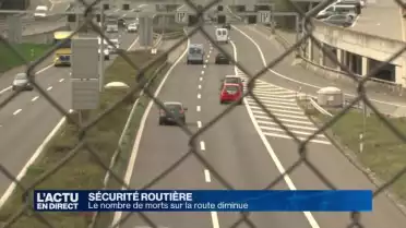 Le nombre de morts sur la route diminue