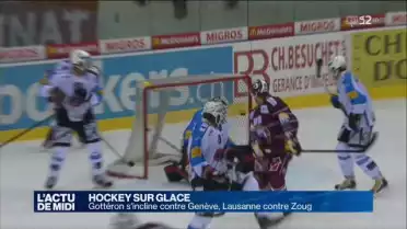 Gottéron s'incline contre Genève et Lausanne contre Zoug