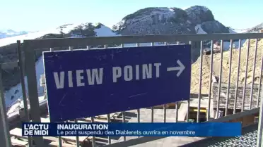 Le pont suspendu des Diablerets ouvrira en novembre