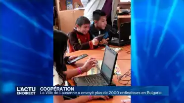 Lausanne a envoyé plus de 2000 ordinateurs en Bulgarie