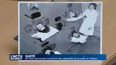 90&#039;000 personnes souffrent de la polio en Suisse