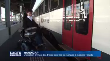 Fribourg: compliqué de prendre le train en chaise roulante