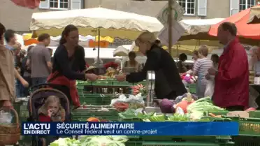 Sécurité alimentaire: le Conseil fédéral propose sa solution